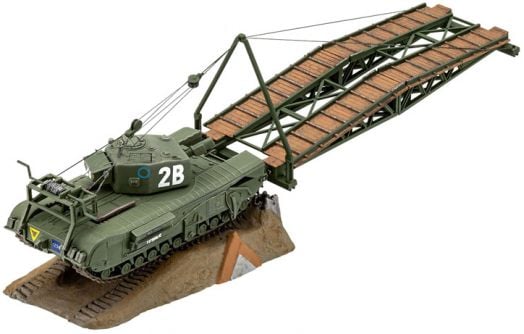 Сглобяем модел Revell - Танк Churchill A.V.R.E.