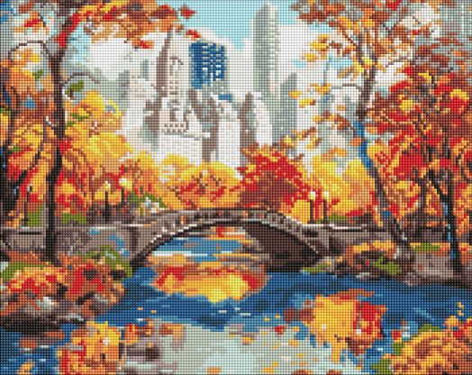 Диамантен гоблен Ideyka - Златен парк