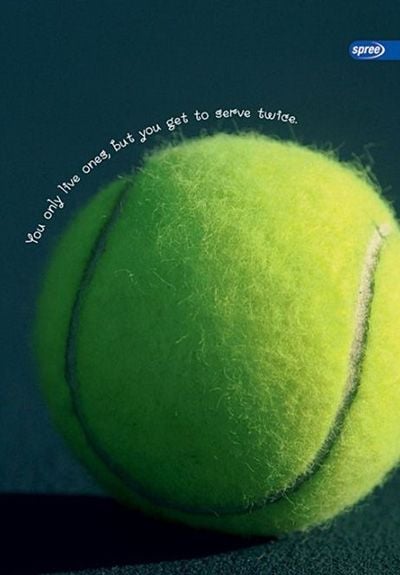 Тетрадка Spree Games А5, 60 листа с широки редове