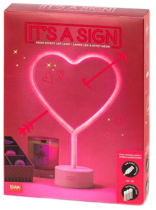 Лампа Legami - It's a Sign, Heart