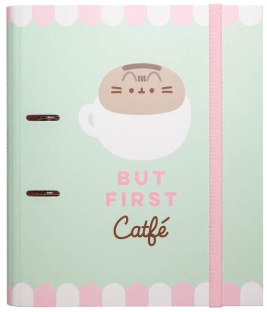 Класьор Pusheen The Cat But First Catfe