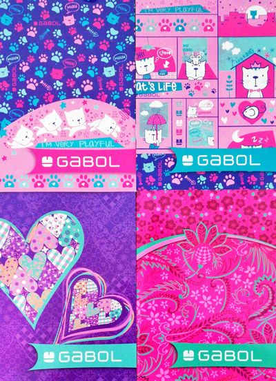 Тетрадка Gabol А5, 20 листа - тесни и широки редове