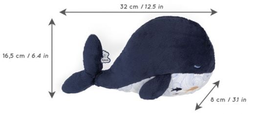 Затопляща се плюшена играчка против колики Kaloo - Кит