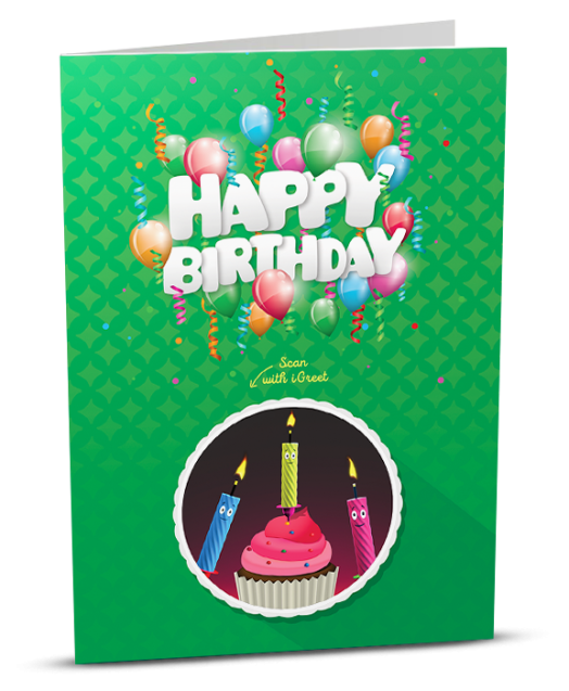 iGreet Картичка за рожден ден - Празнични конфети