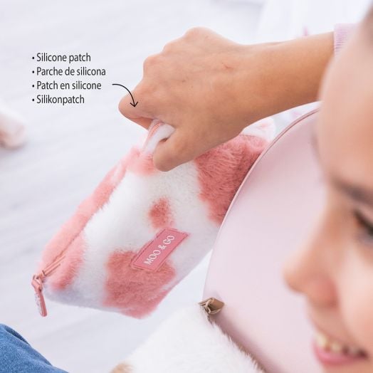 Плюшен несесер Miquelrius Back2Fun Moo & Go, розов