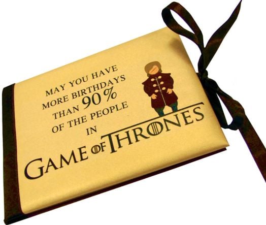 Луксозна картичка за рожден ден - Game of Thrones