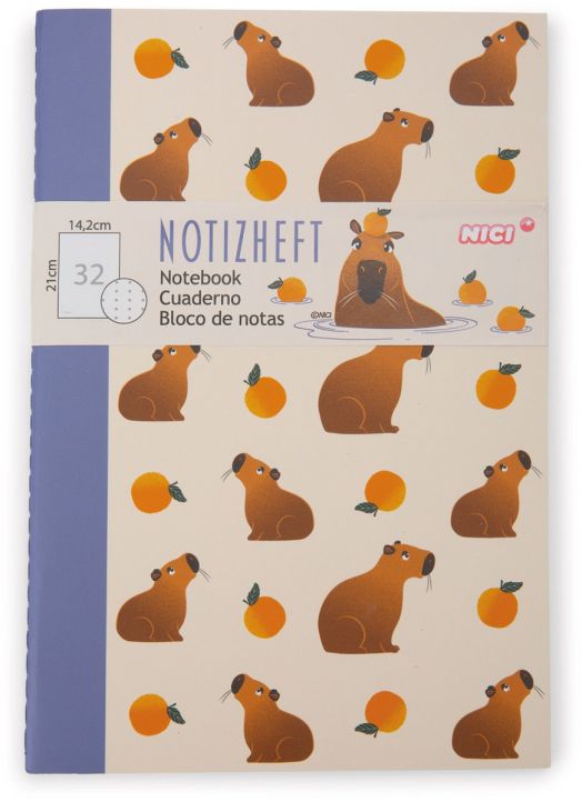 Тетрадка Nici - Капибара, 32 листа на точки