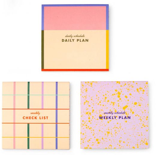 Комплект самозалепващи се листчета за планиране Kikkerland