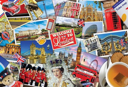 Пъзел Eurographics - Лондонски автобус, 550 части