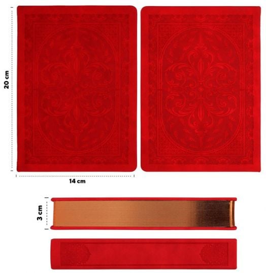 Тефтер Victoria's Journals Old Book A5, червен