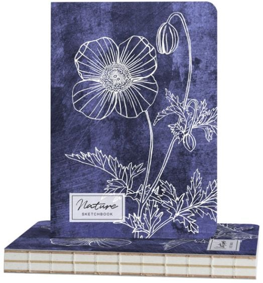 Скицник Drasca Nature - Калифорнийски мак, A5 112 листа
