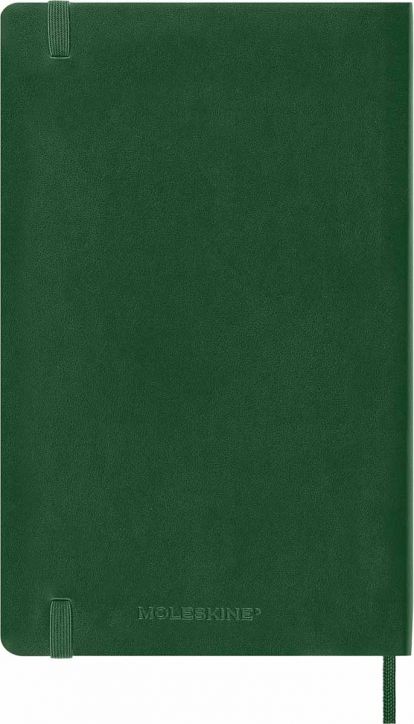 Класически тефтер Moleskine Classic Myrtle Green с меки корици и нелинирани страници
