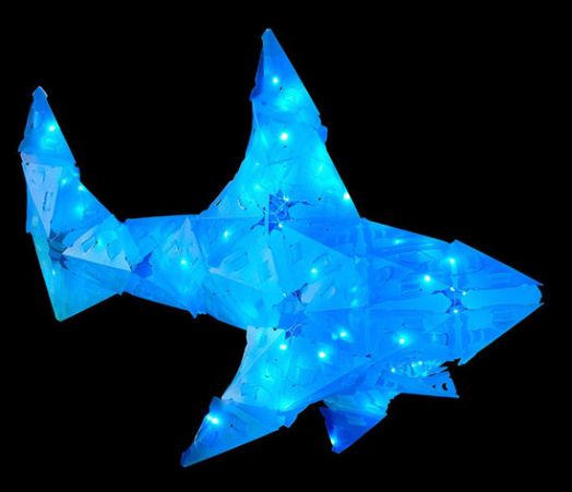 Направи сам 3D LED фигурки 4 в 1 Creatto - Акула