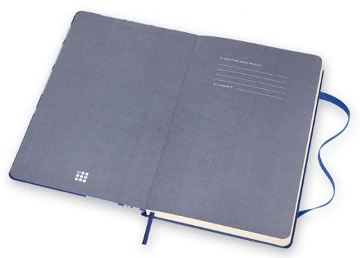 Класически тефтер Moleskine Limited Editions 007 Blue с твърди корици и линирани страници