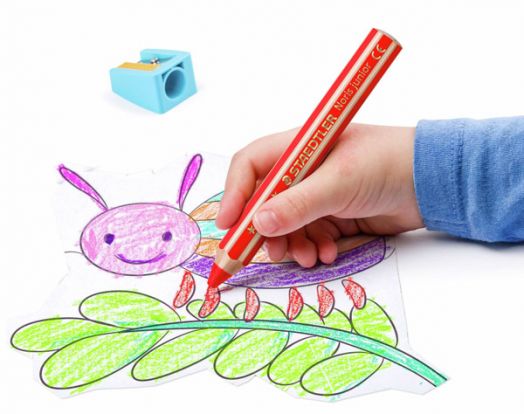 Комплект Staedtler Noris Junior 3 в 1, 6 цвята