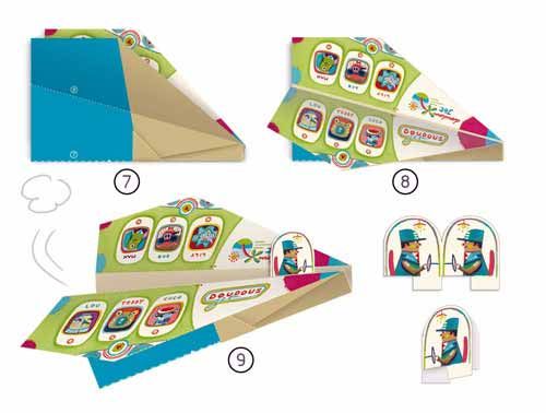 Творчески комплект Djeco Оригами: Самолети