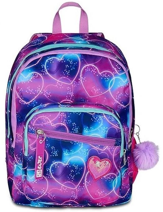 Ученическа раница Seven SJ Ever Multiheart с две отделения