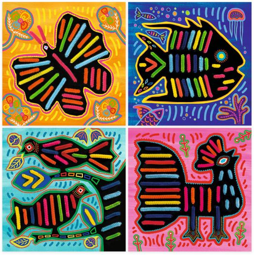 Творчески комплект Djeco: Направи си картини със шенилова тел