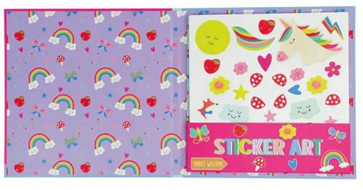 Творчески комплект със стикери Floss & Rock Sticker art - Rainbow Fairy