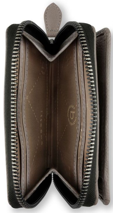 Дамски портфейл Bugatti Bella Ladies Zip Wallet, таупе