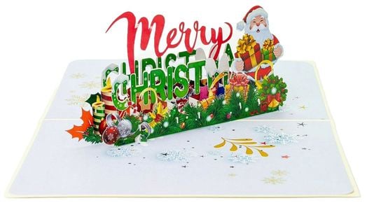 Поздравителна картичка Kiriori Дядо Коледа