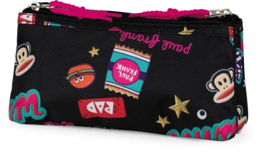 Двоен ученически несесер Paul Frank, черен