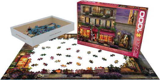 Пъзел Eurographics - Ресторант в Париж, 1000 части