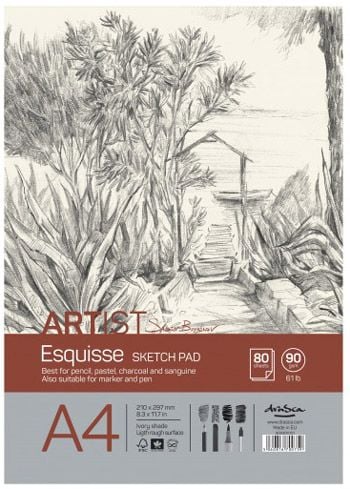 Скицник Drasca Esquisse Sketch Pad S.Boykinov A4, 80 листа