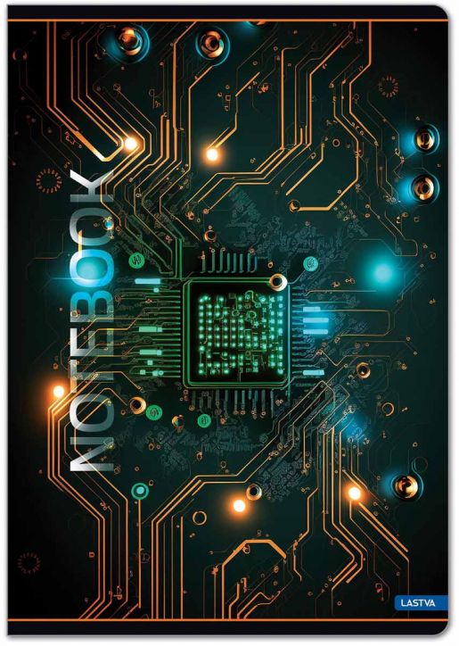 Тетрадка Lastva Matrix A4, 50 листа с широки редове