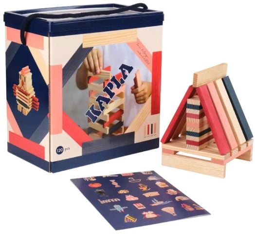 Дървен конструктор Kapla, 120 части