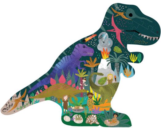 Пъзел Floss & Rock, Dinosaur - Тиранозавър, 40 части