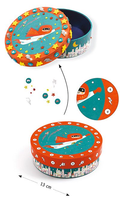 Креативен комплект Djeco - Направи си кутия за сувенири