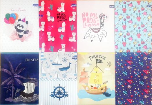 Тетрадка Spree Basic A5, 24 листа с малки квадратчета