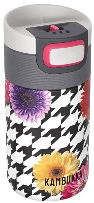 Стоманена термочаша Kambukka Etna Floral Patch, 0.300 л.