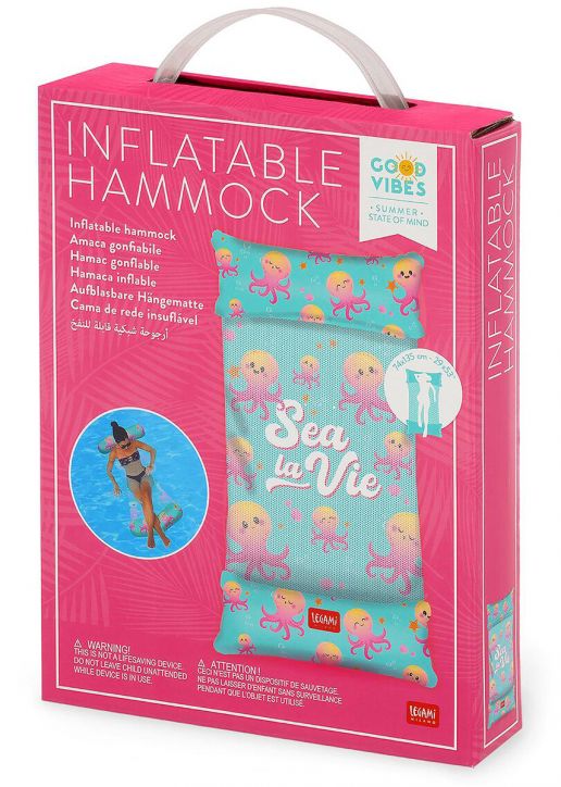 Надуваем хамак Legami - Octopus