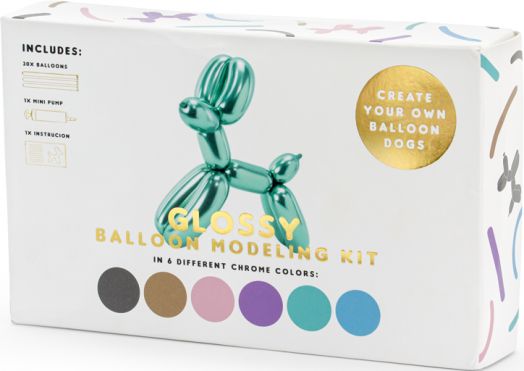 Комплект за парти PartyDeco - 30 металик балона + помпа