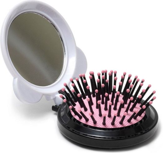 Четка за коса с огледало Legami - Panda