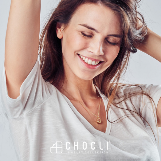 Колие с медальон Chocli - Headphone