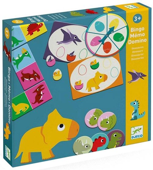 Образователна игра Djeco: Bingo, Memo, Domino