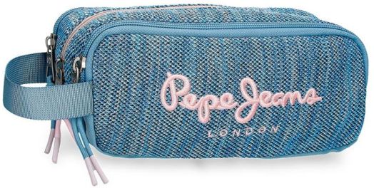 Несесер Pepe Jeans Lena с три отделения и ръкохватка