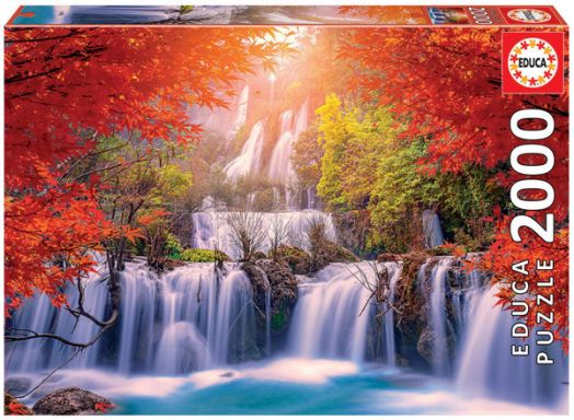 Пъзел Educa: Водопад в Тайланд, 2000 части
