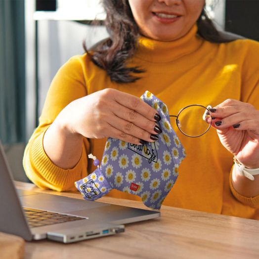 Кърпичка за почистване на очила Legami - Daisy