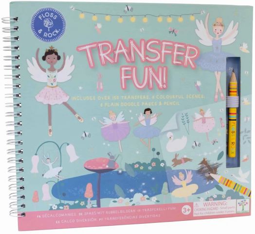 Книжка със сцени Floss & Rock Transfer Fun - Enchanted