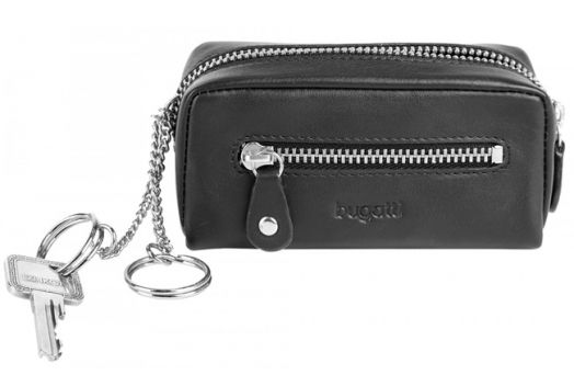 Калъф за ключове Bugatti Simbiosi, черен