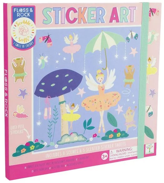 Творчески комплект със стикери Floss & Rock Sticker art - Enchanted