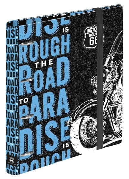 Папка Busquets Route 66 2022 със 120 листа, 4 ринга и ластик