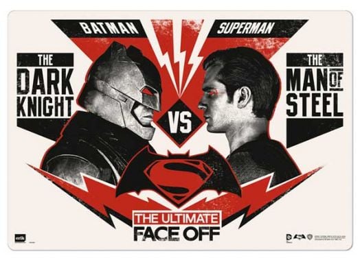 Подложка за бюро Batman v Superman, The Ultimate Face Off