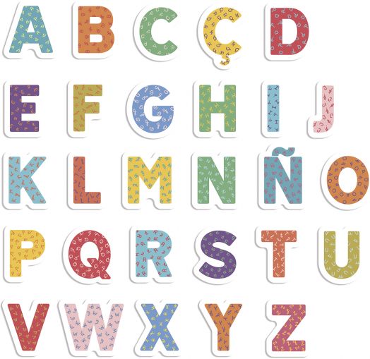 Магнитна игра Apli Kids - Букви, 40 броя