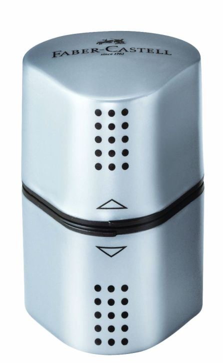 Острилка Faber-Castell Grip Trio, сива