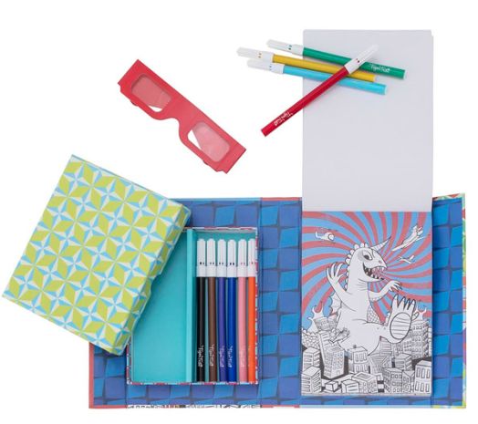 Креативен комплект за оцветяване с 3D ефект Tiger Tribe